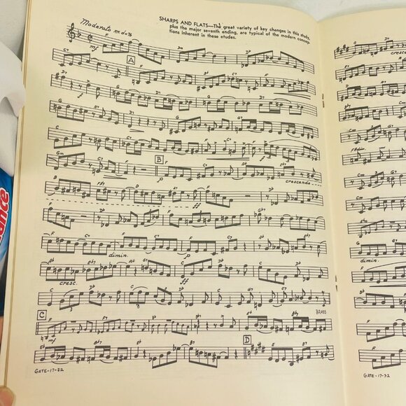 16 Smart Studies For Saxophone By Harry Huffnagle 1948 Edition Music - Picture 6 of 6